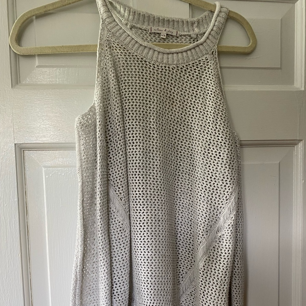 Willow and Clay Open Shoulder sweater